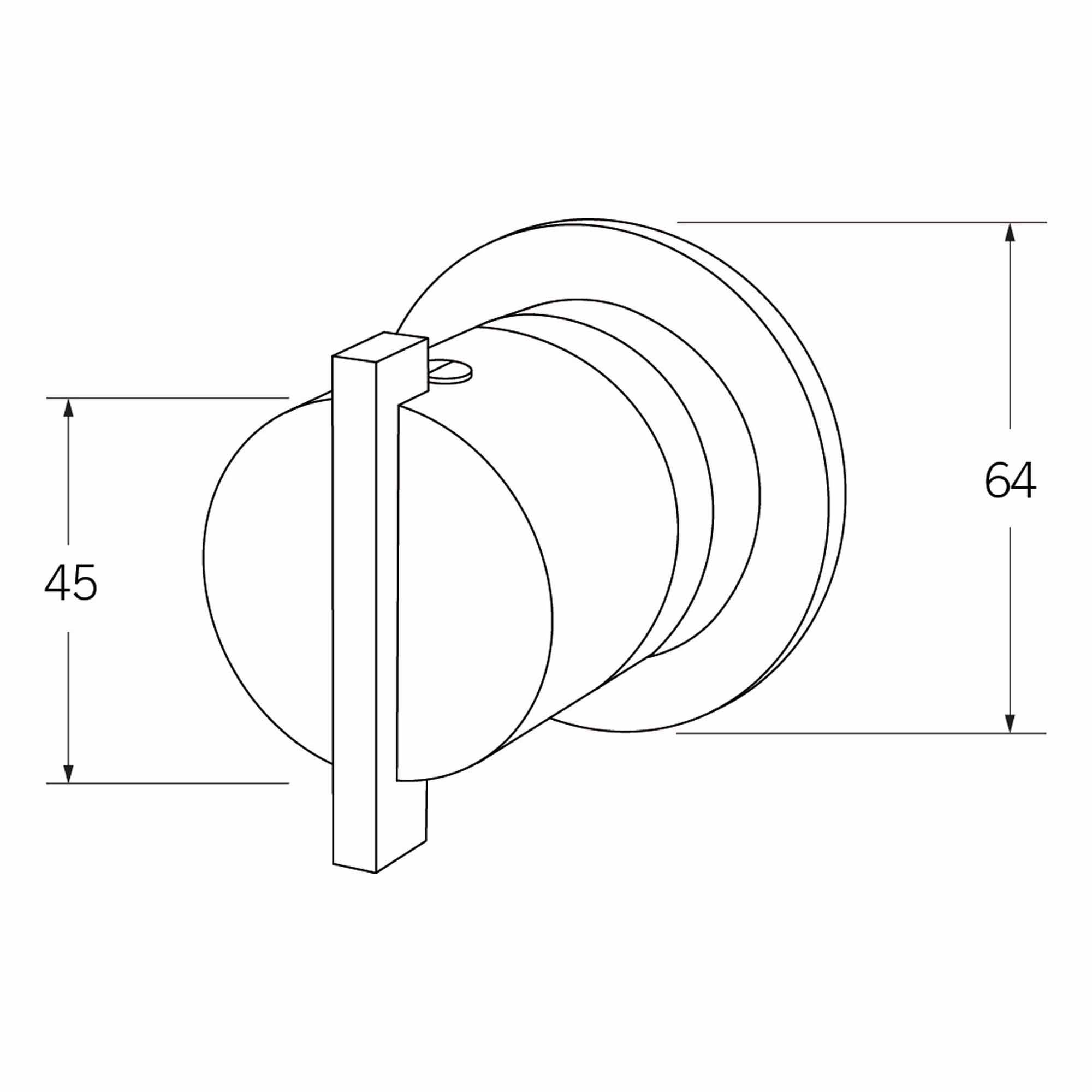 Sen cây ngoài trời gắn tường SS316 Marine Grade SXM - SMSHM500SS