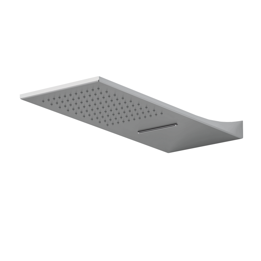 Bát sen gắn tường hình chữ nhật phong cách spa Radomonte Wellness stainless steel - SOF62