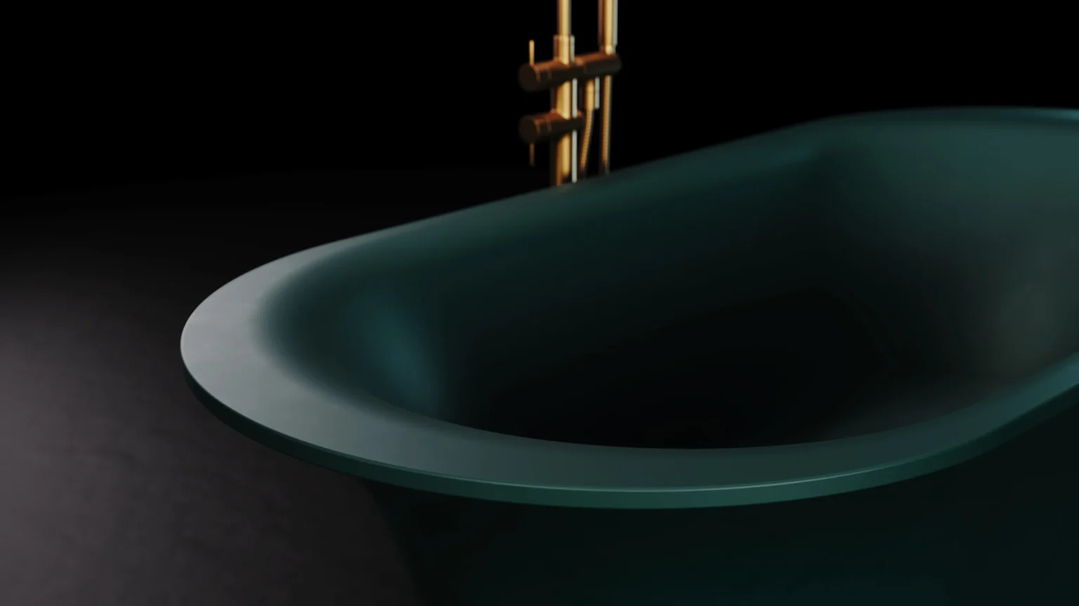 Bồn tắm bằng mineral glass composite Ahri Storm