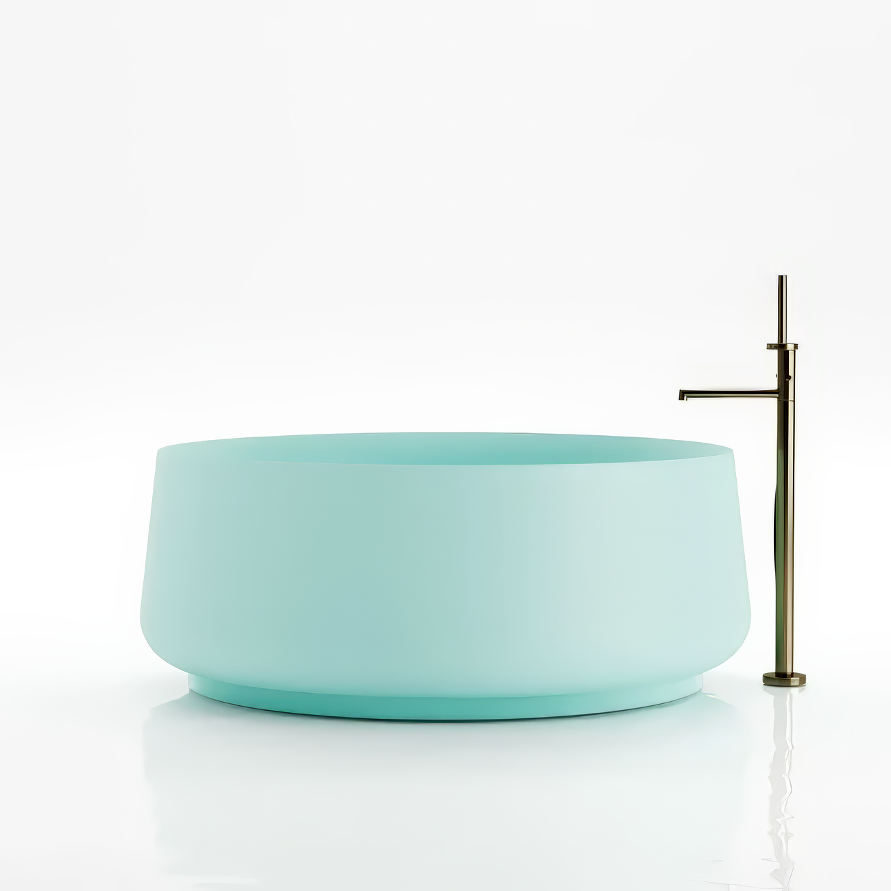 Bồn tắm bằng mineral glass composite Brandi Aquamarine