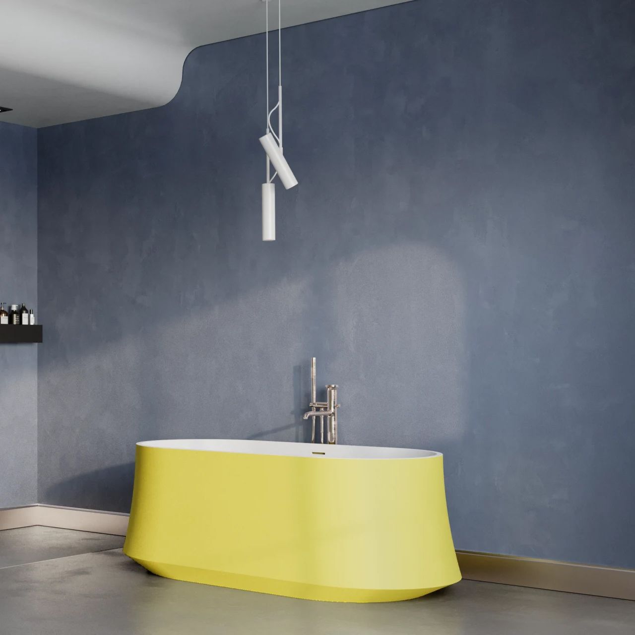 Bồn tắm bằng mineral glass composite Danielle Aurora - Cotton