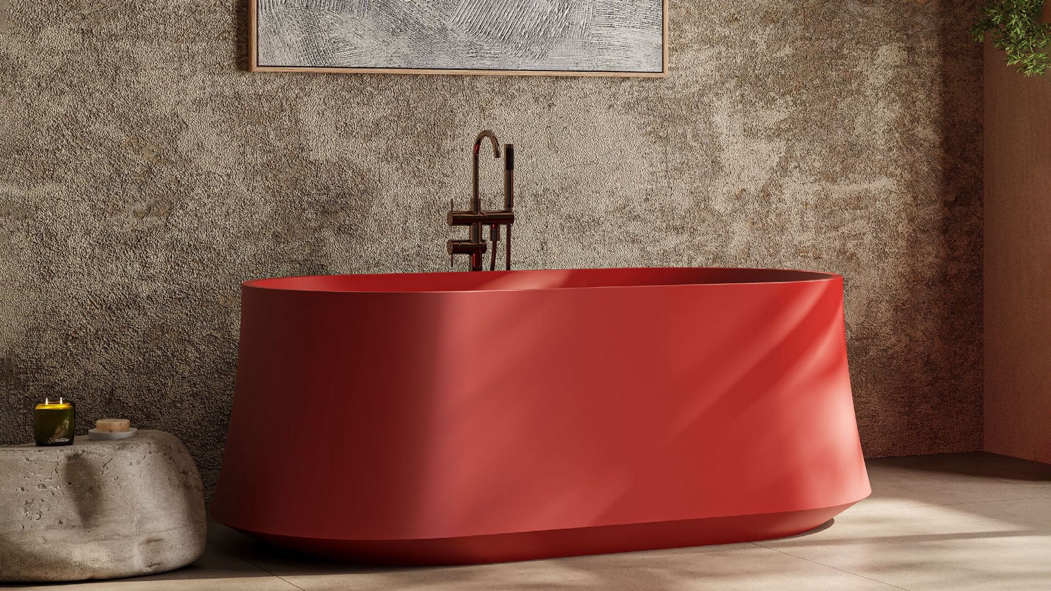 Bồn tắm bằng mineral glass composite Danielle Rose