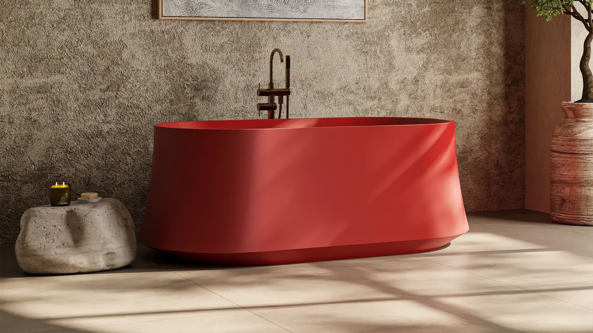 Bồn tắm bằng mineral glass composite Danielle Rose
