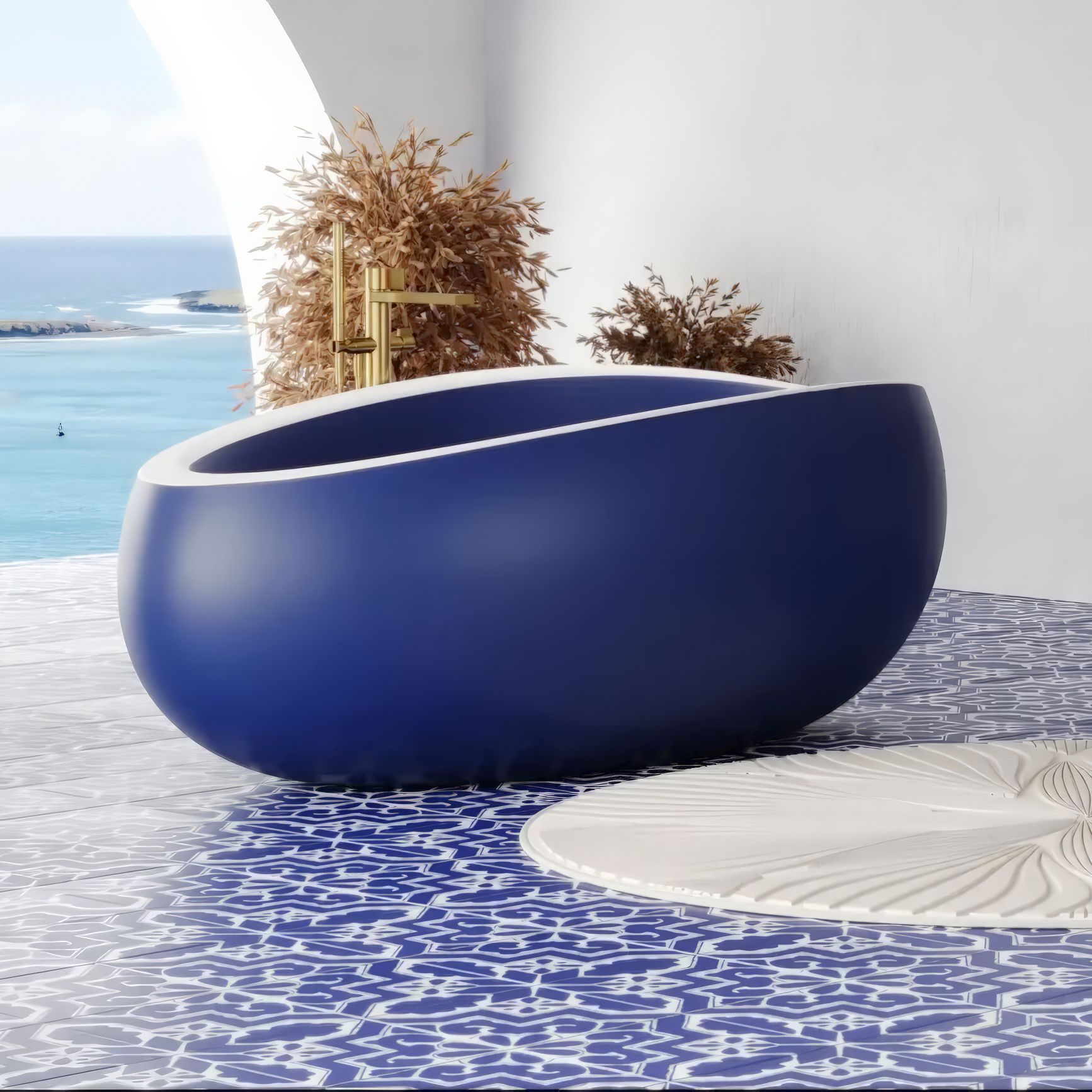 Bồn tắm bằng mineral glass composite Madison Galaxy