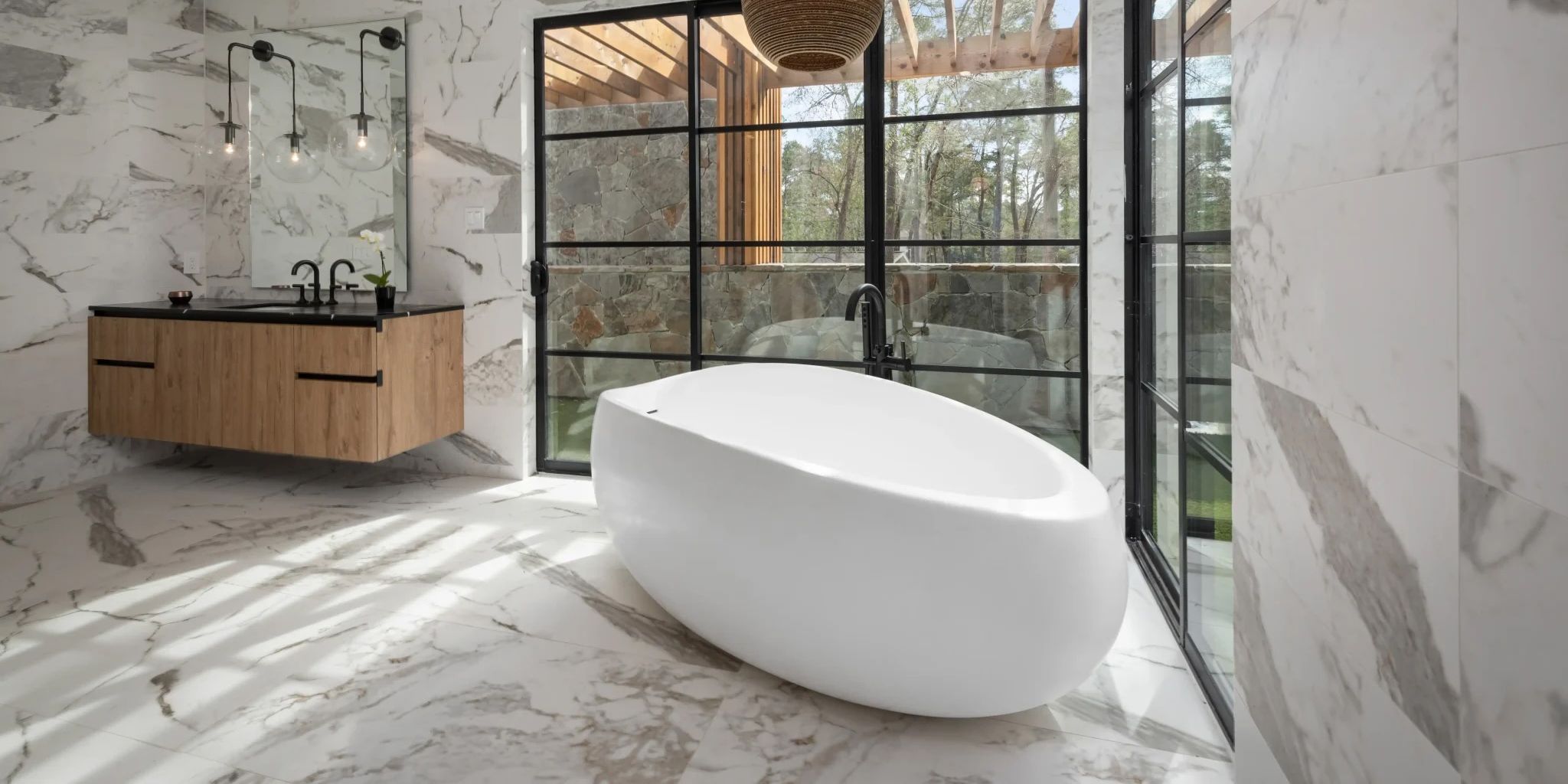 Bồn tắm bằng mineral glass composite Madison Cotton