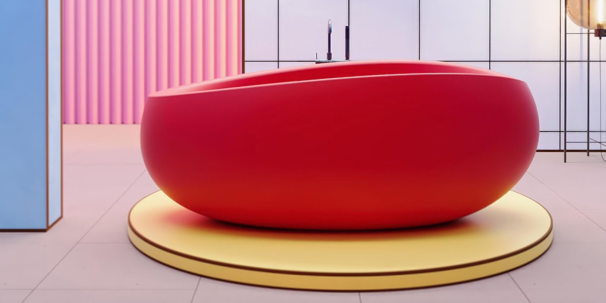 Bồn tắm bằng mineral glass composite Madison Rose