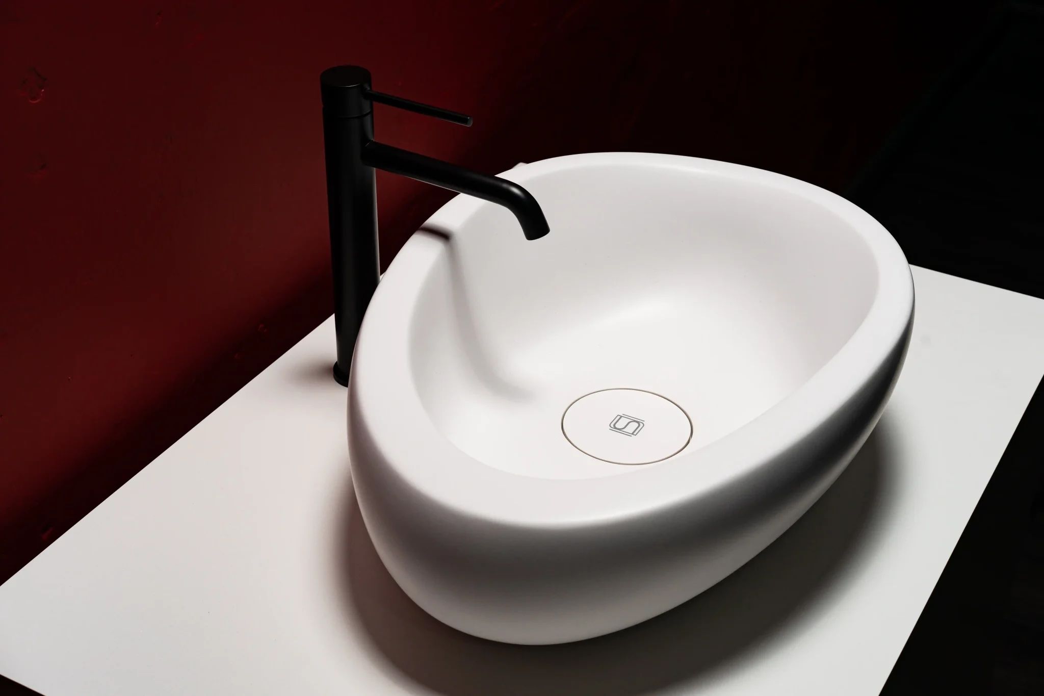 Chậu lavabo để bàn mineral glass composite Madison Cotton