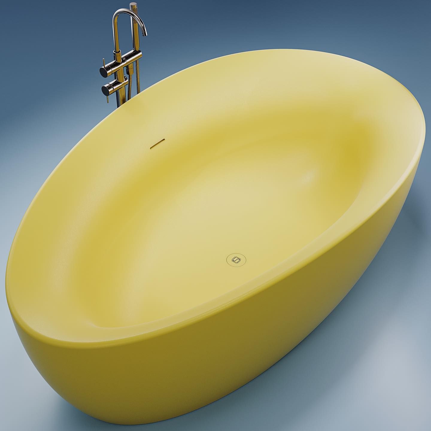 Bồn tắm bằng mineral glass composite Marcela Aurora