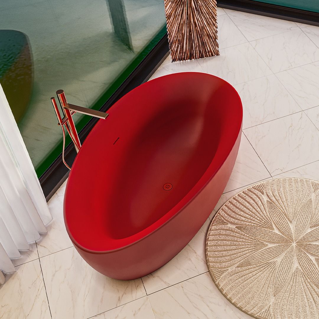 Bồn tắm bằng mineral glass composite Marcela Rose