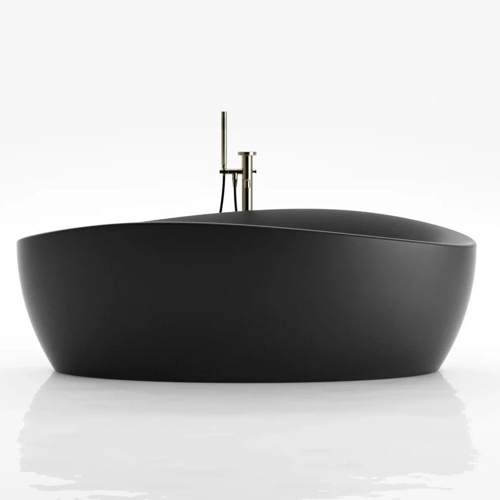 Bồn tắm bằng mineral glass composite Marcela Shadow