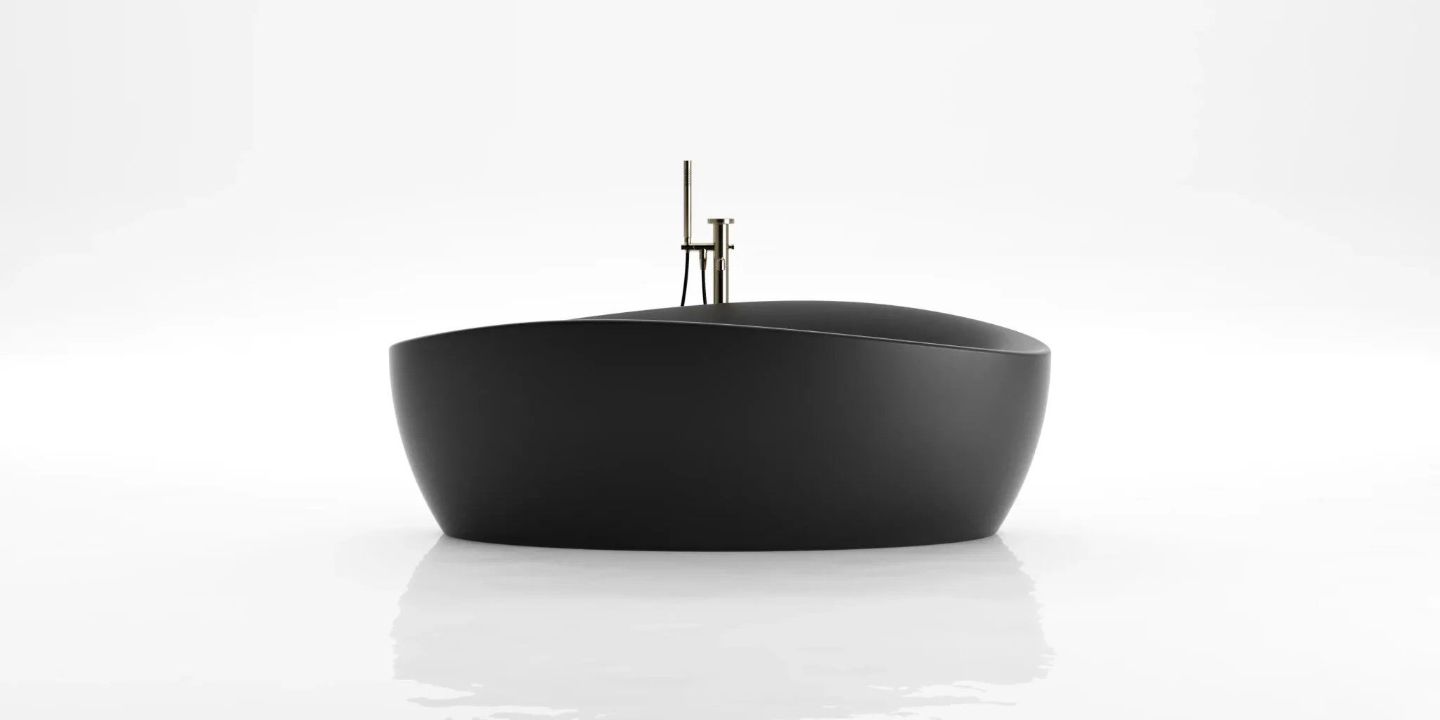 Bồn tắm bằng mineral glass composite Marcela Shadow