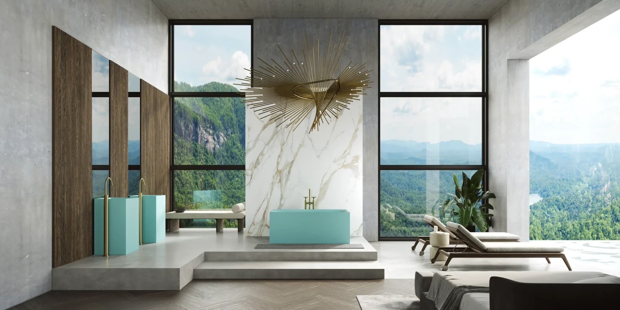 Bồn tắm bằng mineral glass composite Noble Celeste
