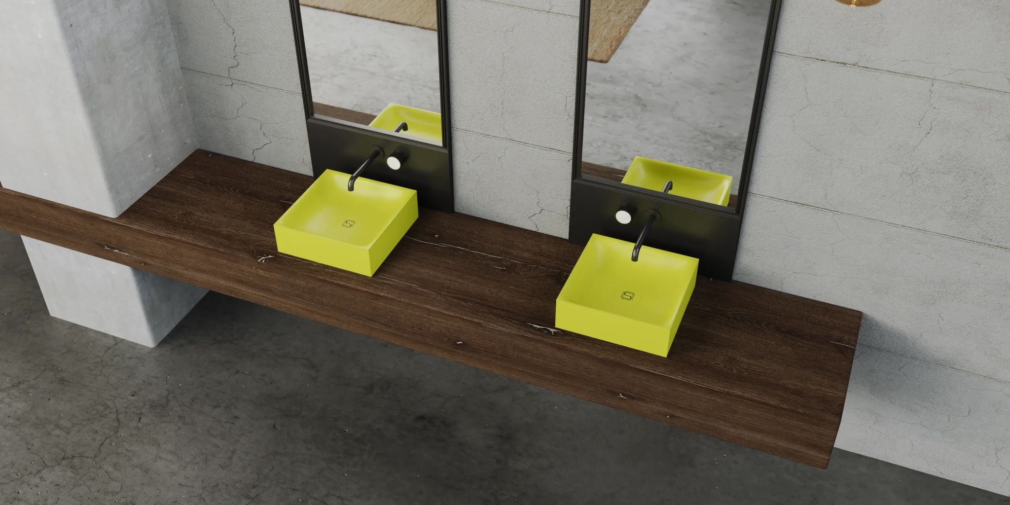 Chậu lavabo để bàn mineral glass composite Noble Aurora