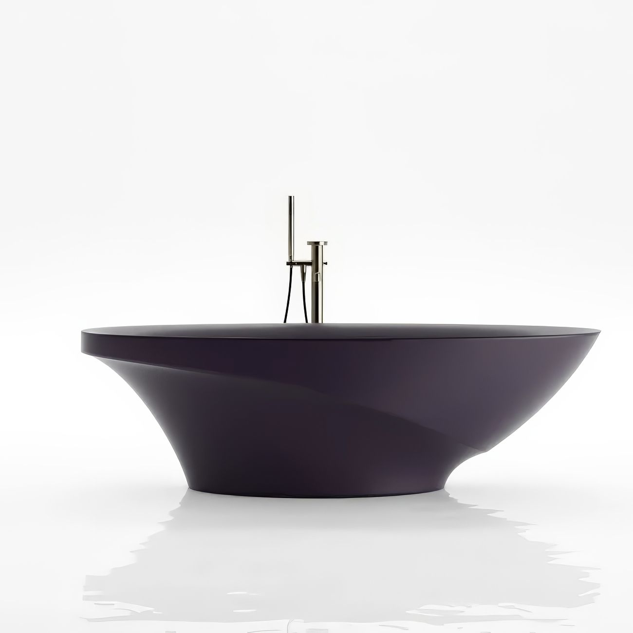 Bồn tắm bằng mineral glass composite Silva Purple