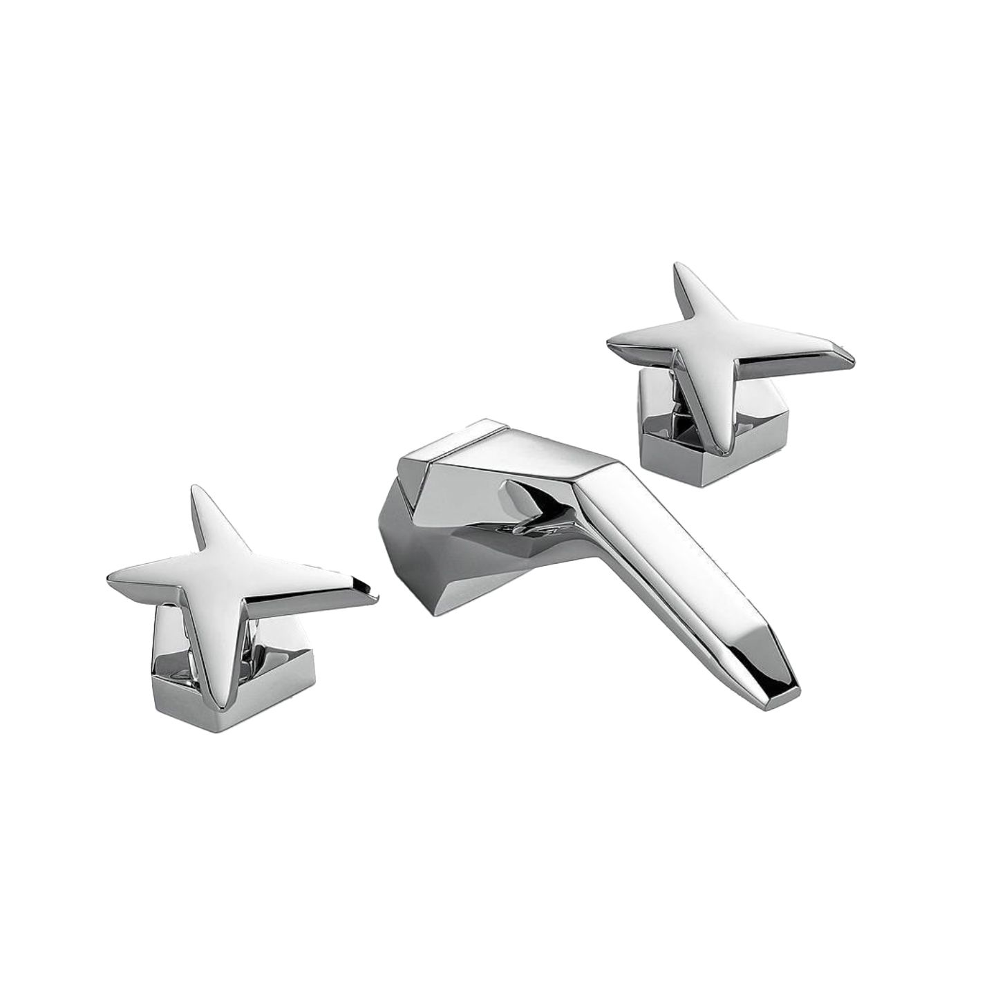 Vòi chậu lavabo 3 lỗ bằng đồng Stella - 3224