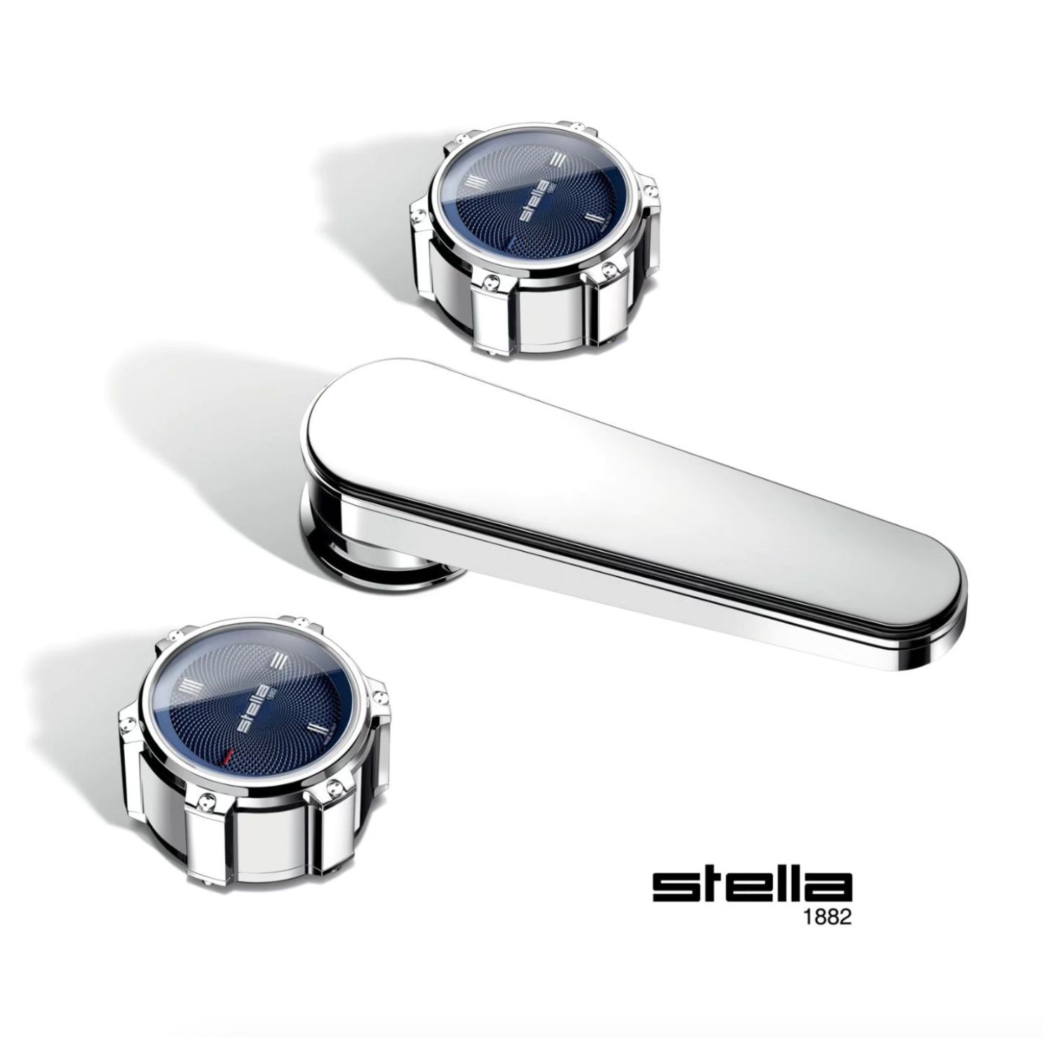 Vòi chậu lavabo 3 lỗ bằng đồng Timeaster - 3223-65R