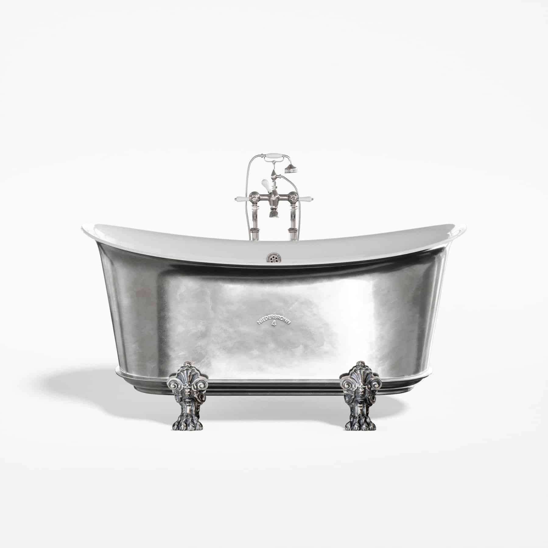 Bồn Tắm Cast Metal The Niederbronn Enamel / Polished Cast Iron