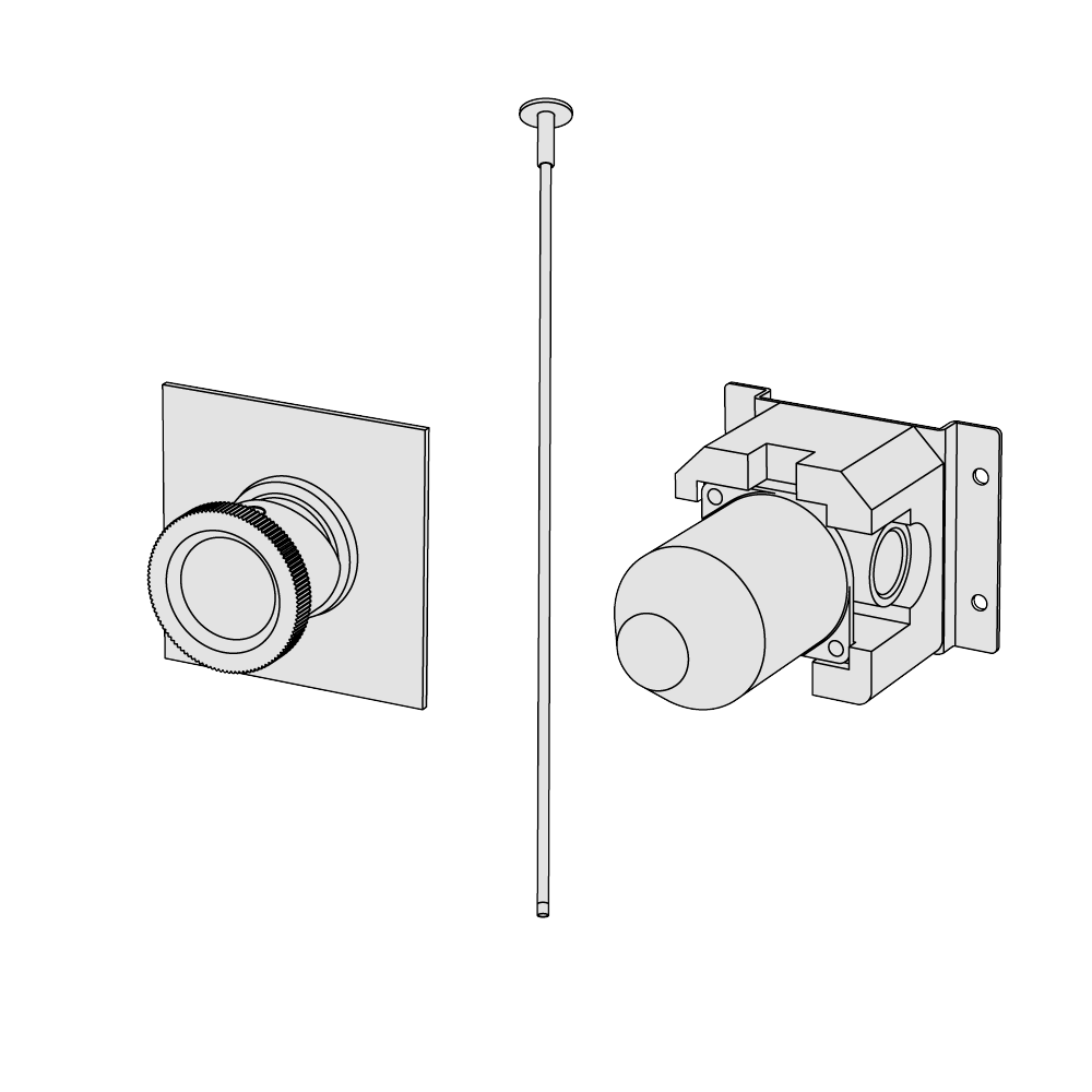  Vòi chậu lavabo âm trần bằng đồng Tibò - TIB21-TIB26 