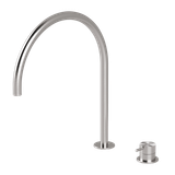  Vòi chậu lavabo xoay 2 lỗ cao 380mm bằng stainless steel Toki - TKI33 