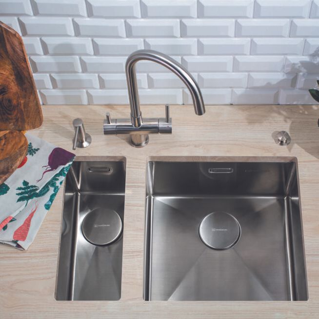 Chậu rửa chén bát stainless steel 1 hố TKI44