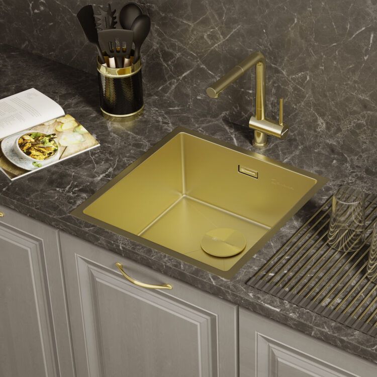 Chậu rửa chén bát stainless steel 1 hố TKI44