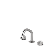  Vòi chậu lavabo xoay 3 lỗ cao 140mm bằng stainless steel Toox - TQN23 