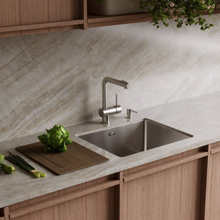 Chậu rửa chén bát stainless steel 1 hố TZV54ULT15