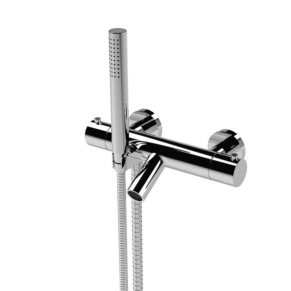 Vòi bồn tắm có sen cầm tay gắn tường điều chỉnh nhiệt độ bằng đồng Bamboo - 3267TM306