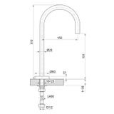  Vòi chậu rửa mặt bằng đồng Fly - VERCAN30F-FLY1910NA 