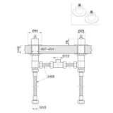  Vòi chậu rửa mặt Volante stainless steel - ZEXCAN15-VOX1910NAZ 