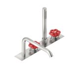  Vòi bồn tắm bốn lỗ Volante stainless steel - VOX5940BZ 