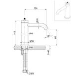  Vòi chậu rửa mặt Volante stainless steel - VOX938SSZ 