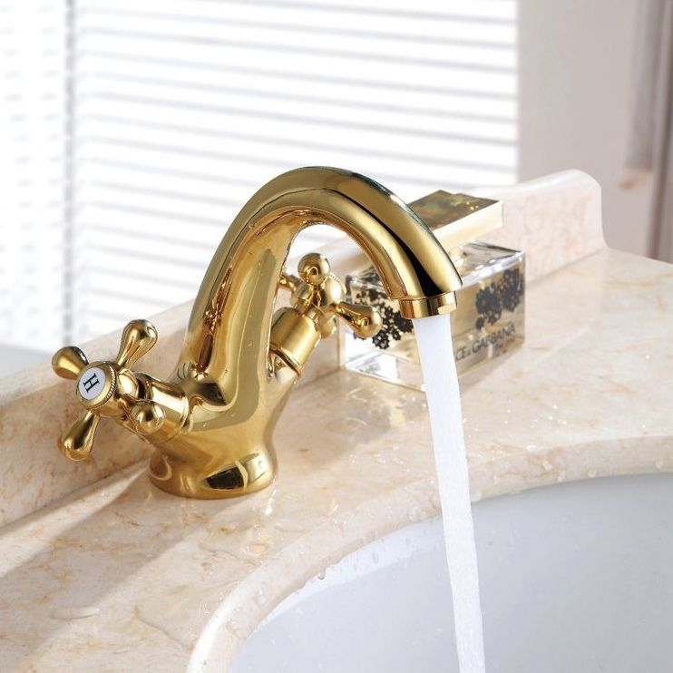 Vòi chậu lavabo bằng đồng cổ điển - YS0702