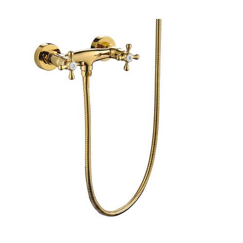 Vòi xịt vệ sinh gắn tường nóng lạnh bằng đồng kiểu cổ điển - YS226602