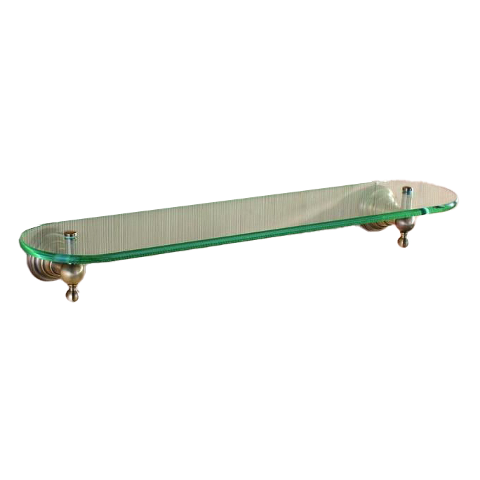 Kệ kính treo tường phòng tắm bằng đồng giả cổ - YS337206