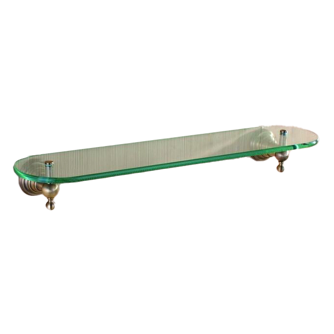 Kệ kính treo tường phòng tắm bằng đồng giả cổ - YS337206
