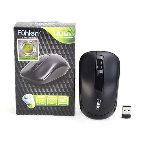  Chuột Fuhlen A09B Optical Wireless Đen 