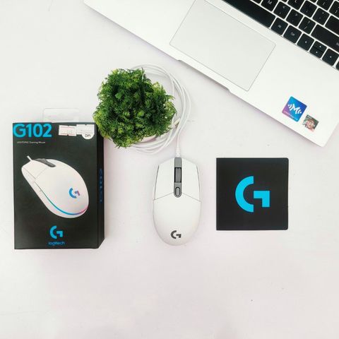  Chuột chơi game Logitech có dây G102 Gen2 White (USB/RGB/Trắng) 