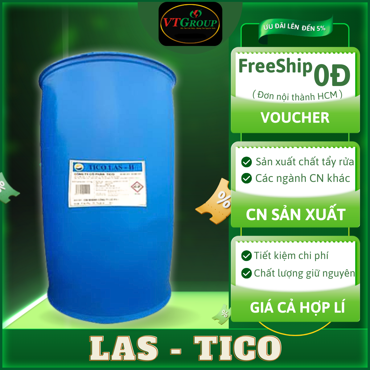 Las-Tico (210 Kg/phuy)