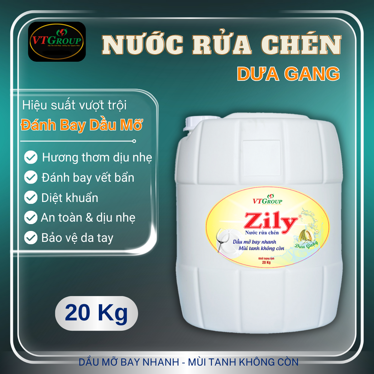 Nước Rửa Chén Zily 20Kg