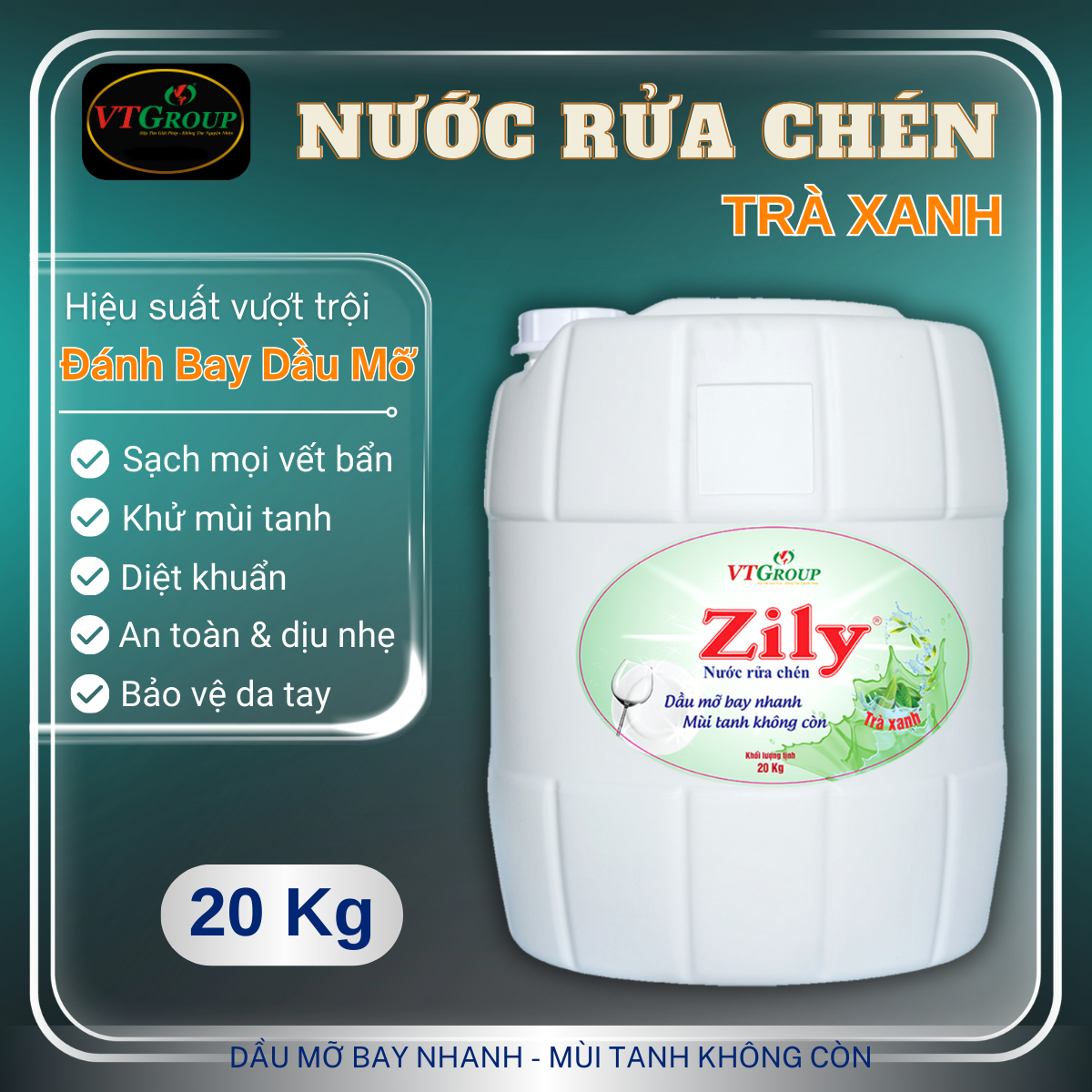 Nước Rửa Chén Zily 20Kg