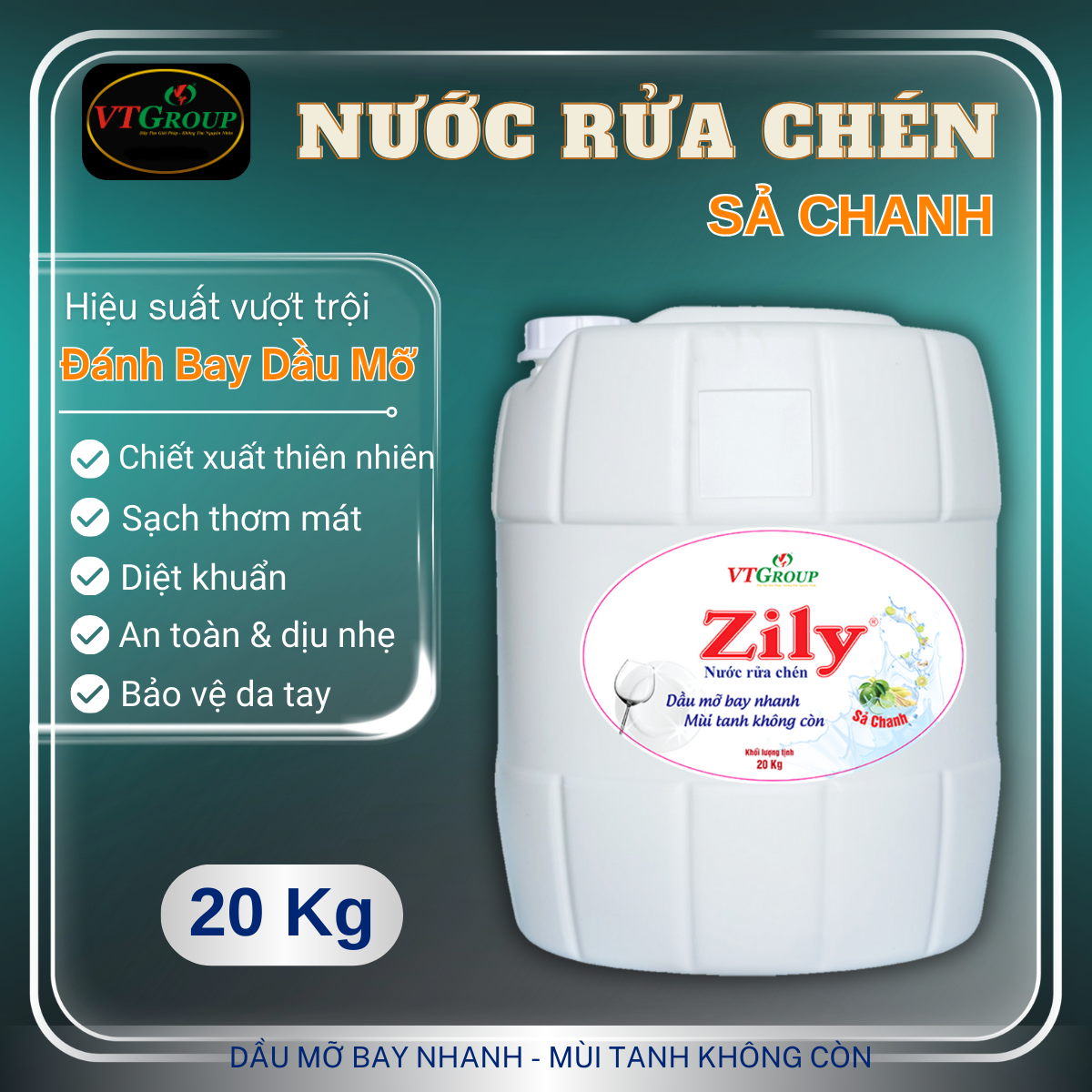 Nước Rửa Chén Zily 20Kg