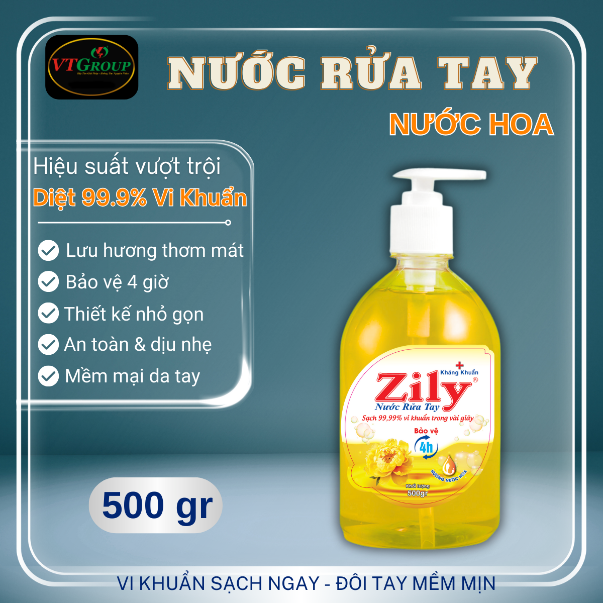 Nước Rửa Tay Zily 500g