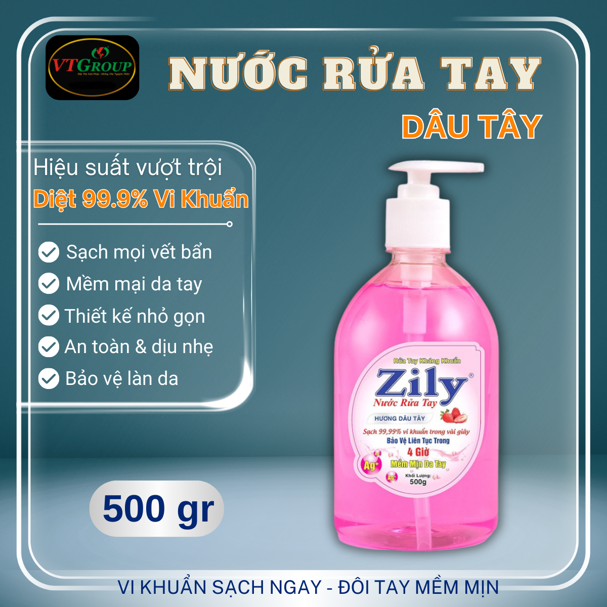 Nước Rửa Tay Zily 500g