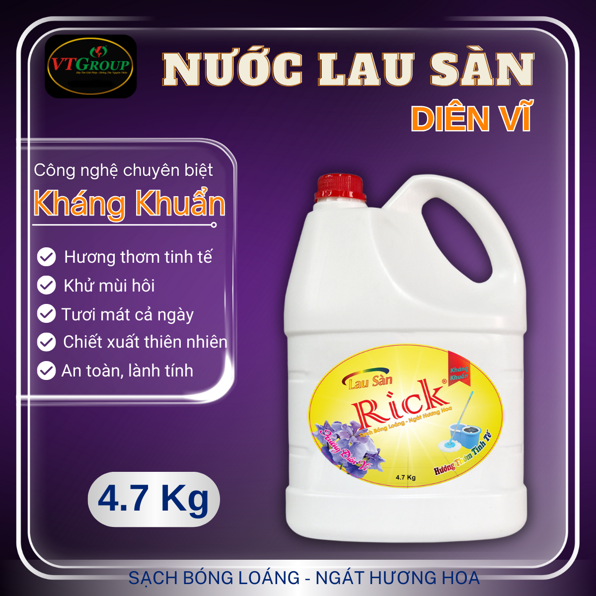 Khuyến Mãi Lau Sàn Rick 4.7 kg