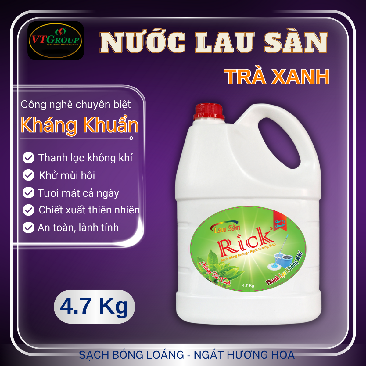 Khuyến Mãi Lau Sàn Rick 4.7 kg