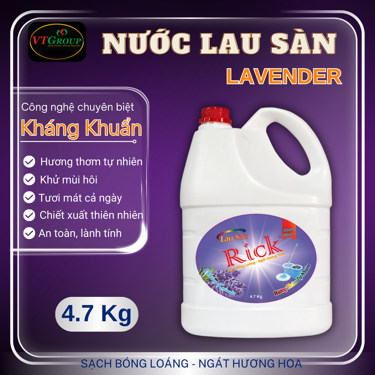 Khuyến Mãi Lau Sàn Rick 4.7 kg