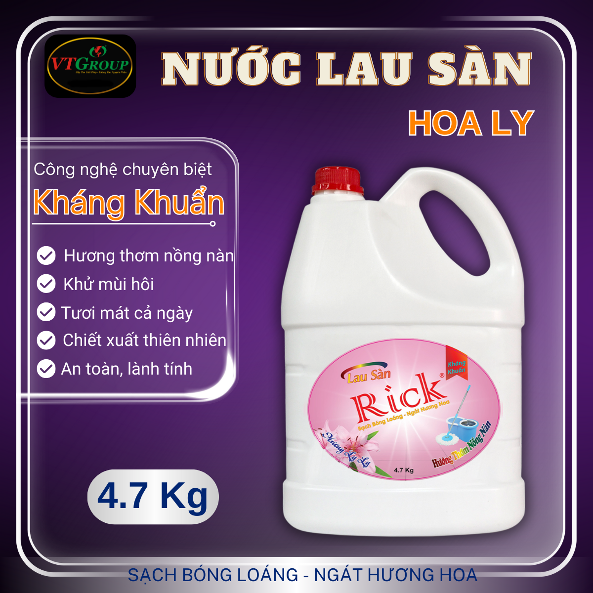 Khuyến Mãi Lau Sàn Rick 4.7 kg