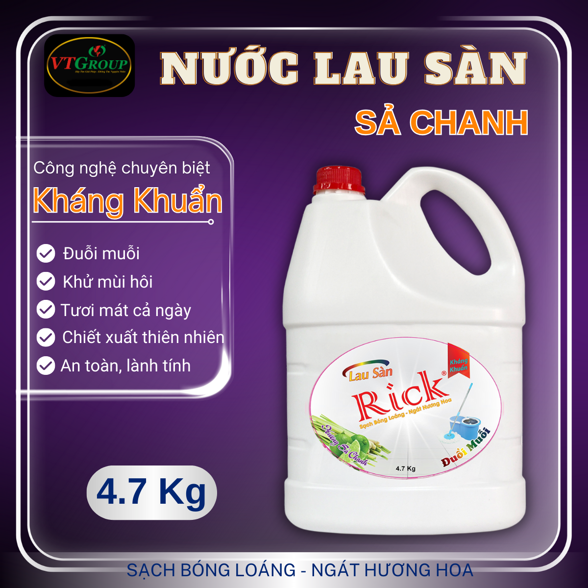 Khuyến Mãi Lau Sàn Rick 4.7 kg