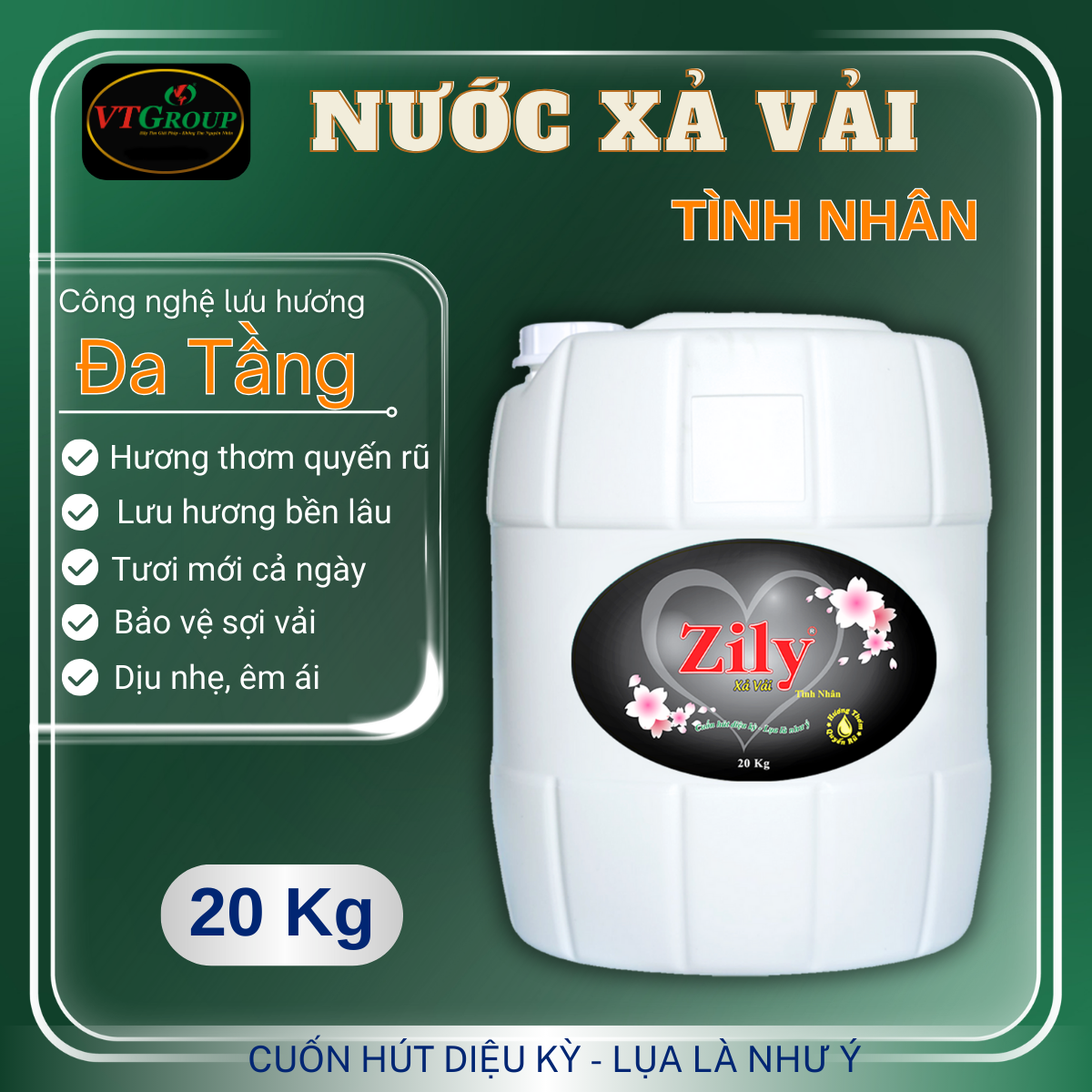 Nước Xả Vải Zily 20 Kg